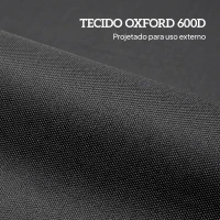 Outsunny Conjunto de 8 Sacos de Peso para Tendas Sacos de Areia em Tecido Oxford 600D Para Pernas de Toldo Sem Areia Preto(m-7)