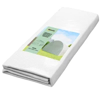 Outsunny Cobertura de Estufa de Túnel 6x3x2m Cobertura de Substituição de Estufa com 12 Janelas e Portas Enroláveis Branco(m-10)