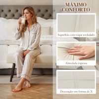 HOMCOM Banco de Pé de Cama Multifuncional e Moderno Banco de Dormitório com Pés de Aço e Assento Acolchoado 100x36x45 cm Creme(m-4)