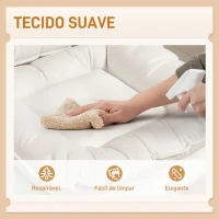 HOMCOM Cadeira de Escritório com Rodas Cadeira para Secretária com Função Inclinável Assento Amplo Sem Braços 60x65x83-93 cm Cinza Claro(m-6)