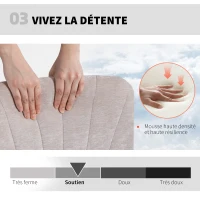 HOMCOM Chaise de bureau sans accoudoirs, fauteuil de bureau en chenille, hauteur réglable, 62 x 67 x 83-93 cm, beige(m-6)