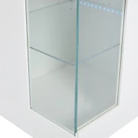 Madia per soggiorno, vano di appoggio semi-aperto, 140L x 40P x 70A cm, Bianco(m-10)