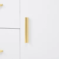 Mobile da ingresso multiuso con specchio e scarpiera, 2 cassetti e 2 ante, 90x40x180 cm, Bianco(m-11)