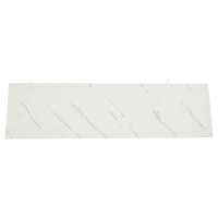 Madia moderna a 3 ante con 6 ripiani regolabili, 140x38x70 cm, Bianco(m-11)