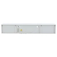 Mobile TV montato a parete con striscia LED, design sospeso, 180x35x30 cm, Bianco(m-9)