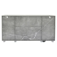 Madia per soggiorno, vano di appoggio semi-aperto, 140×40×70 cm, Grigio(m-8)