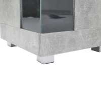 Madia per soggiorno, vano di appoggio semi-aperto, 140×40×70 cm, Grigio(m-9)