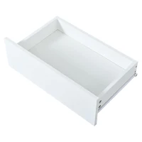 Mobile credenza a LED con 2 cassetti e 4 ante, 140x35x72.5 cm, Bianco(m-11)