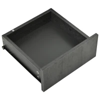 Mobile TV basso a 4 cassetti effetto marmo, 160x40x38.5 cm, Grigio(m-12)