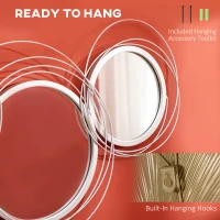 Zestaw 4 okrągłych luster do dekoracji ścian, nowoczesny(m-5)