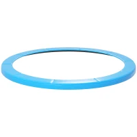 HOMCOM 12ft Trampoline Accessories Safety Pad Φ366cm Replacement Surround Padding Thick Foam Pads Light Blue(m-1)