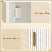 HOMCOM Coluna Estreita para Casa de Banho com Prateleiras Ajustáveis, Gaveta e Compartimento Aberto, 31,5x29,7x171,5 cm, Branco(m-8)