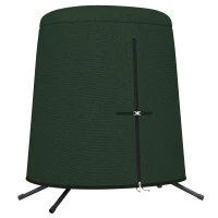 Outsunny 196 x 230 cm Hanging Egg Chair Protective Cover - Green(m-10)