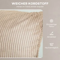 HOMCOM Massagesessel mit Vibrationsmodi, Wärmefunktion, leiser Motor, Memory-Funktion, Stahl, Stoffbezug, Braun(m-7)