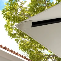 Outsunny 3 x 3(m) Gazebo Canopy Replacement, for 01-0867 - Light Grey(m-8)