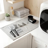 HOMCOM Máquina de Secar Roupa 4 kg 800W com Função Anti-Vincos Esterilização 5 Programas Carga Frontal 48x40x56 cm Branco(m-9)