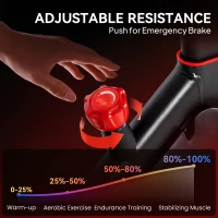 SPORTNOW Exercise Bike, Stationary Bike with Adjustable Magnetic Resistance, Indoor Cycling Equipment with LCD Display(m-4)