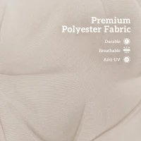 Outsunny Garden Bench Cushion, 2 Seater Swing Chair Cushion, Seat Pad with Ties for Indoor and Outdoor Use, 110 x 120 cm(m-4)