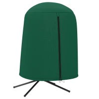 Outsunny 190 x Φ128cm Hanging Egg Chair Furniture Cover - Green(m-10)