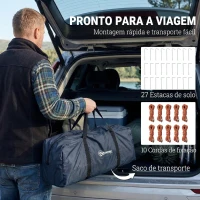 Outsunny cort familial multiplu persoane(m-9)