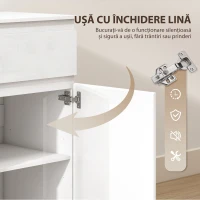HOMCOM bufet dulap comodă modernă(m-7)