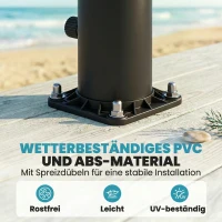 Outsunny Namiot kempingowy 3-4 os., stabilny, 3000 mm wodoodporny, namiot rodzinny z sypialnią i przedsionkiem, zielony(m-9)