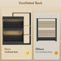 HOMCOM dulap slim pantofi, dulap economisire spațiu, pantofar slim, dulap rabatabil pantofi, pantofar economisire spațiu(m-8)