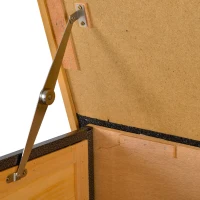 Pawhut Cusca Iepuri Exterior – Lemn & Metal, Cu Rampa & Spatiu Deschis(m-9)