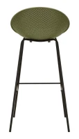 Mauro Ferretti Set scaune de bar Ibiza verde 2 bucăți cm 50x50x98 (înălțime șezut cm 75)(m-6)