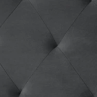 Divano letto 2 posti, rivestimento in velluto, piedi dorati, 173x75x70 cm, Grigio(m-13)