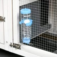 PawHut Cusca Exterior pentru Iepuri – Cu Roti, Casa si Zona de Alergat(m-14)