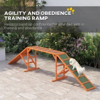 Tor przeszkód dla psów, sprzęt agility, z barierką bezpieczeństwa(m-4)