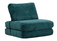 Mauro Ferretti Fotoliu/pat Faster turcoaz cm 80x100x80 (compresat - dimensiune pat cm 204x80x18)(m-1)