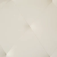 Divano letto 2 posti, rivestimento in velluto, piedi dorati, 173x75x70 cm, Beige(m-12)