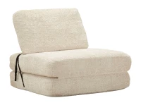 Mauro Ferretti Fotoliu/pat Faster alb cm 80x100x80 (compresat - dimensiune pat cm 204x80x18)(m-1)