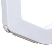 Outsunny Aluminium Frame Sun Lounger, with Adjustable Back - Grey(m-10)