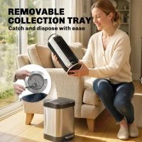 Outsunny Electric Fly Zapper Indoor, Fly Killer with Fan, 365nm LED Light, Auto On Off Sensor, 8 W Bug Zapper with Handle(m-9)