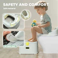 3-w-1 nocnik dla dzieci, zdejmowany, z uchwytami, Szary(m-6)