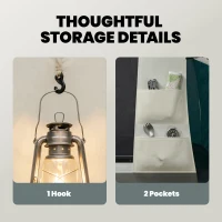 Outsunny Inflatable Camping Tent w/ Air Pump, Easy Setup 2-3 Person Blow Up Tent, Green(m-9)