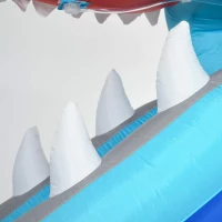 Outsunny Castel Gonflabil Copii 6‑in‑1 – Parc Acvatic cu Tobogan & Piscina(m-10)