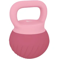 SPORTNOW Soft Kettlebell, 8kg Kettle Bell with Anti-Slip Grip for Home Gym Weight Lifting and Strength Training(m-1)