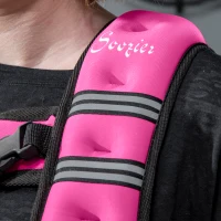 HOMCOM 8KG Weighted Vest, Running Weight Vest with Adjustable Strap, Convenient Pocket and Reflective Strips for Men and Women(m-9)