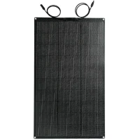 HOMCOM Solarpanel 100W 18V Tragbares Outdoor Solarladegerät mit  2 USB, LCD-Anzeige IP67 Wasserdicht(m-10)