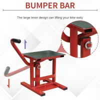 HOMCOM Adjustable Bike Maintenance and Repair Stand-Red/Black(m-7)