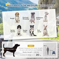 Przyczepka rowerowa dla psów, składana, stalowa, niebieska(m-4)