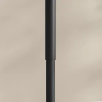 HOMCOM Stół barowy okrągły dla 2 osób, czarny, Ø60 cm, regulowany(m-9)