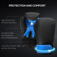 HOMCOM Hanging Boxing Bag, Heavy Punch Bag with 8oz Gloves, Carry Bag and Ceiling Hook for MMA, Karate, Kickboxing, Muay Thai, Taekwondo and Martial Arts Target Dummy(m-17)