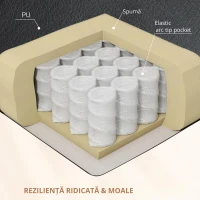Homcom Fotoliu Masaj & incalzire – 8 Zone, Piele Eco, inclinabil 150°(m-6)