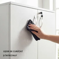 Homcom Mobilier Birou – Dulap Multifunctional Lemn cu incuietoare(m-5)