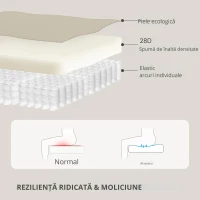 HOMCOM Fotoliu Relax Reclinabil Manual cu Suport pentru Picioare și Bază Rotativă Fără Brațe, Crem(m-5)